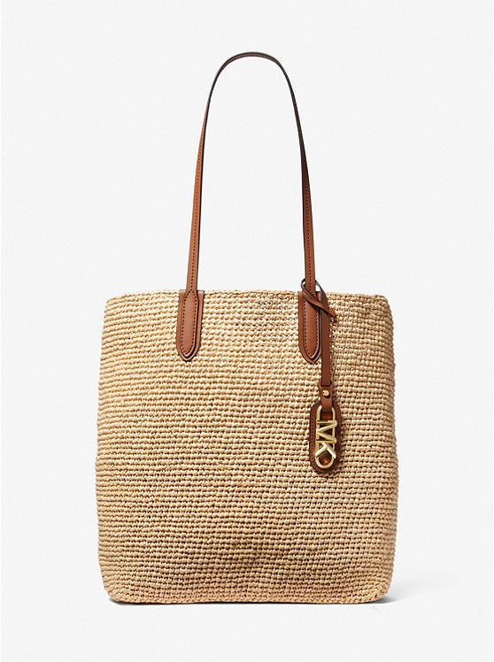 Eliza Large Woven Straw Tote Bag