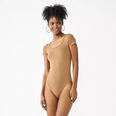 Juniors' SO® Seamless Short Sleeve Bodysuit