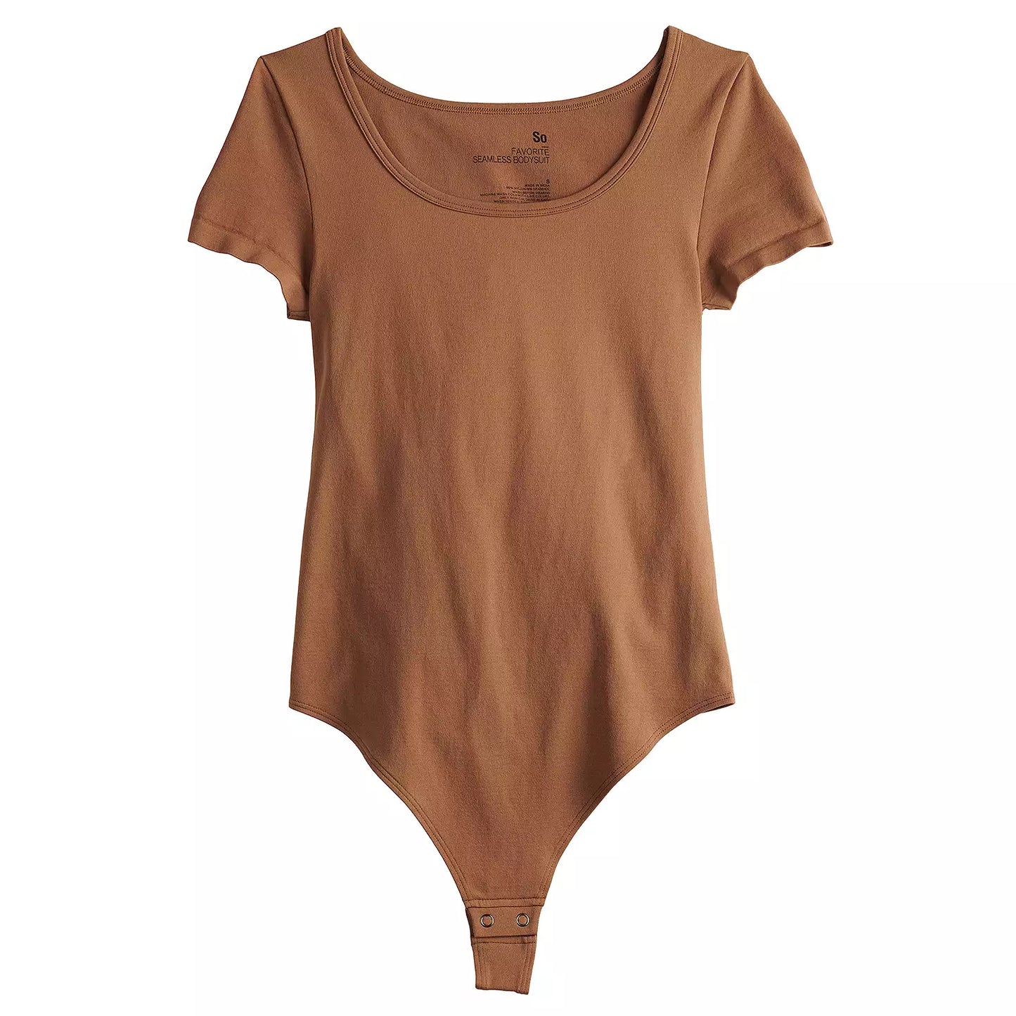 Juniors' SO® Seamless Short Sleeve Bodysuit