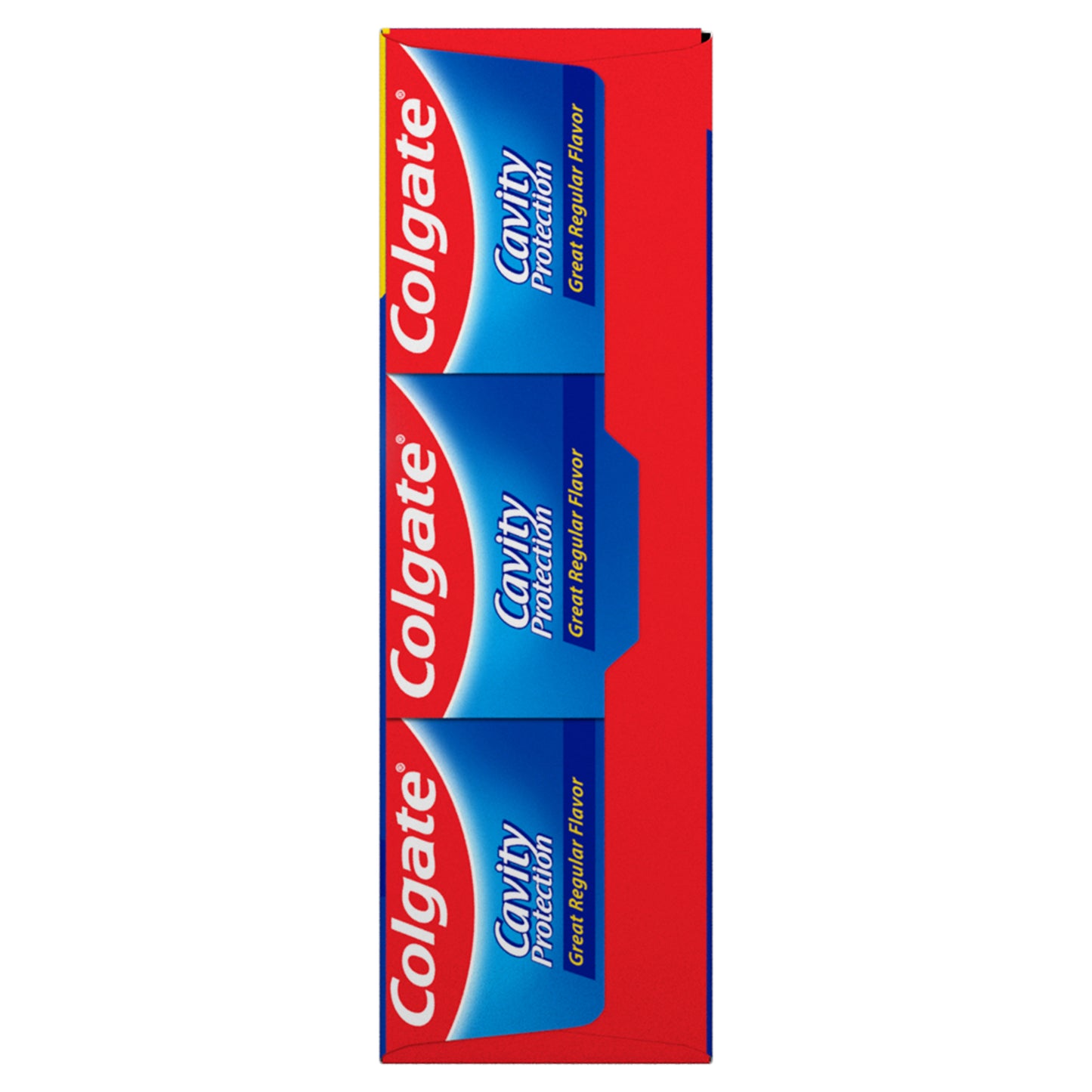 Pasta de dente Colgate Cavity Protection, ótimo sabor regular, 6 onças, pacote com 3