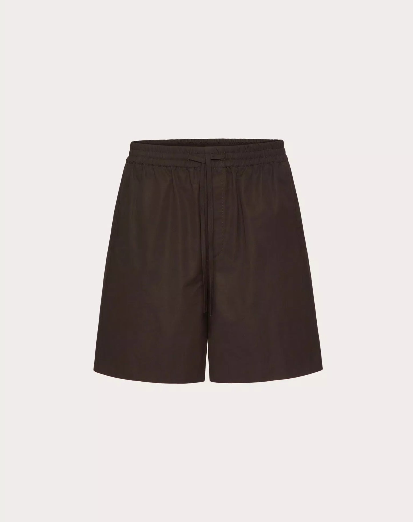 COTTON POPELINE BERMUDA SHORTS