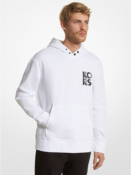 Logo Cotton Blend Hoodie