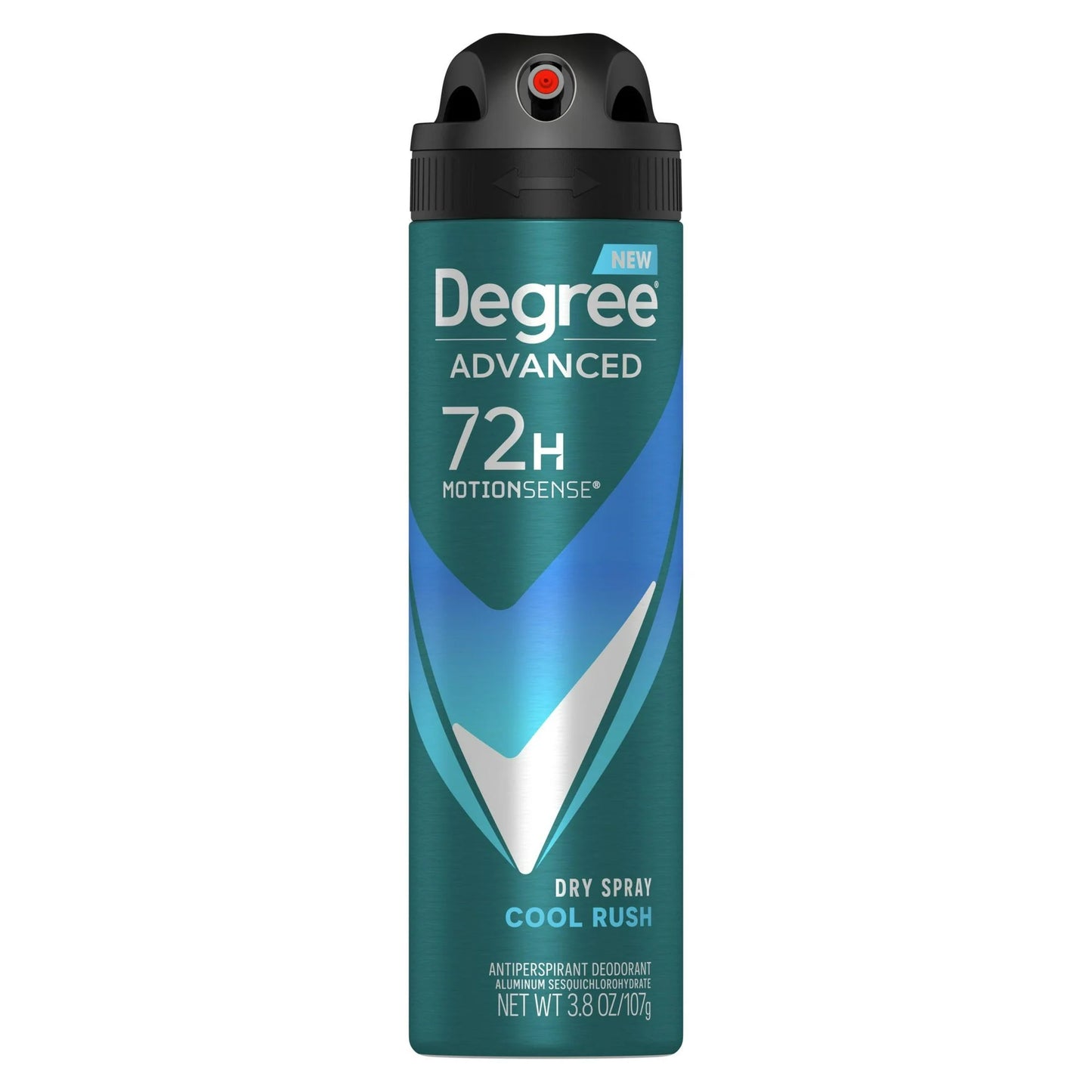 Degree Advanced Long Lasting Antiperspirant Deodorant Dry Spray, Cool Rush, 3.8 oz