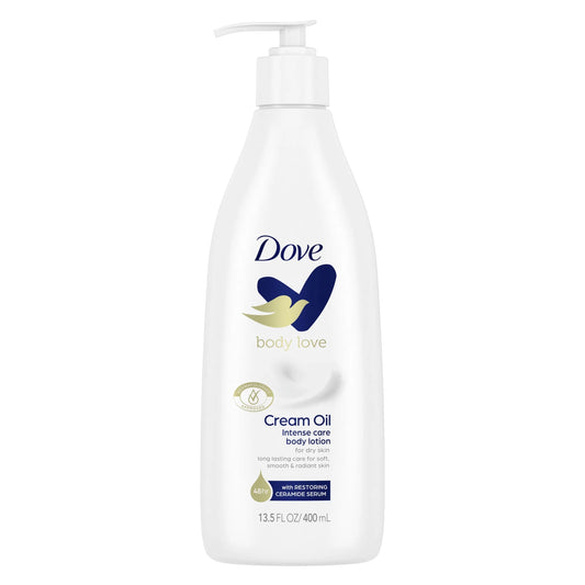 Dove Body Love Intense Care Non Greasy Body Lotion Cream Oil, 13.5 fl oz