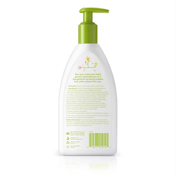 Tots by Babyganics 2-in-1 Shampoo & Conditioner for All Hair Apricot Chamomile - 11 fl oz