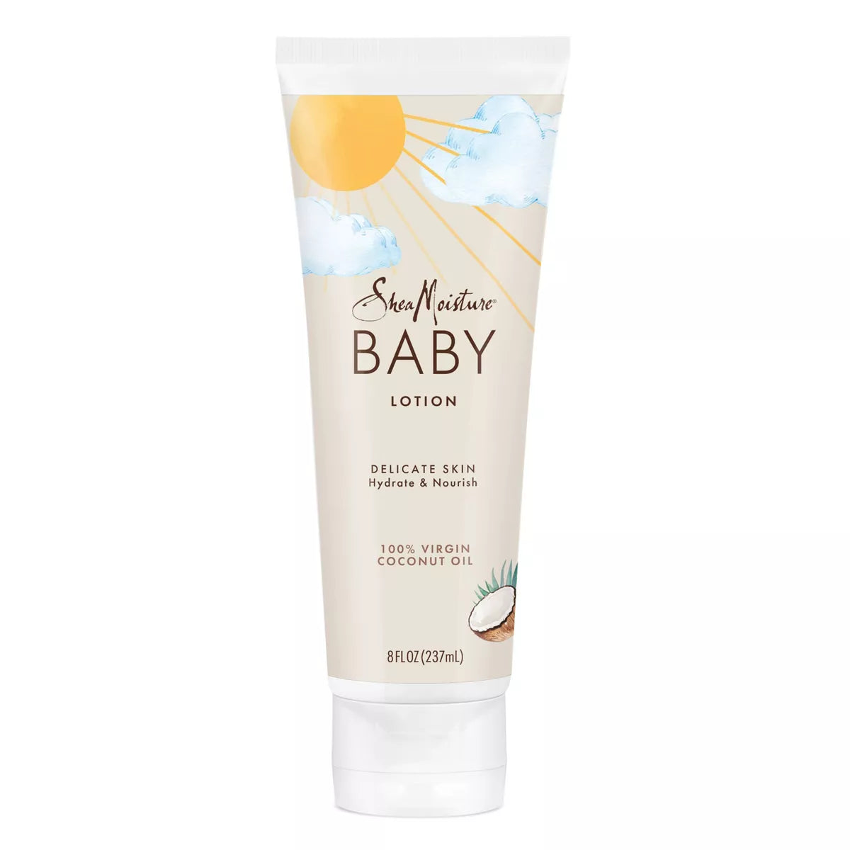 SheaMoisture Baby Lotion 100% Virgin Coconut Oil Hydrate & Nourish for Delicate Skin - 8 fl oz