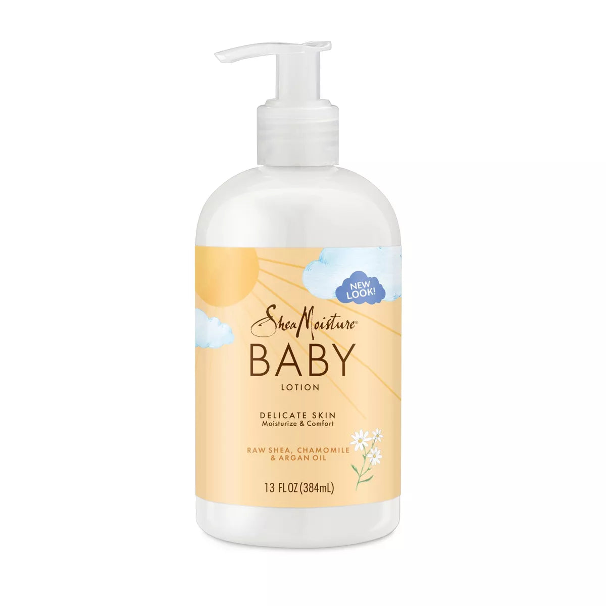 SheaMoisture Baby Lotion Raw Shea + Chamomile + Argan Oil Calm & Comfort for All Skin Types