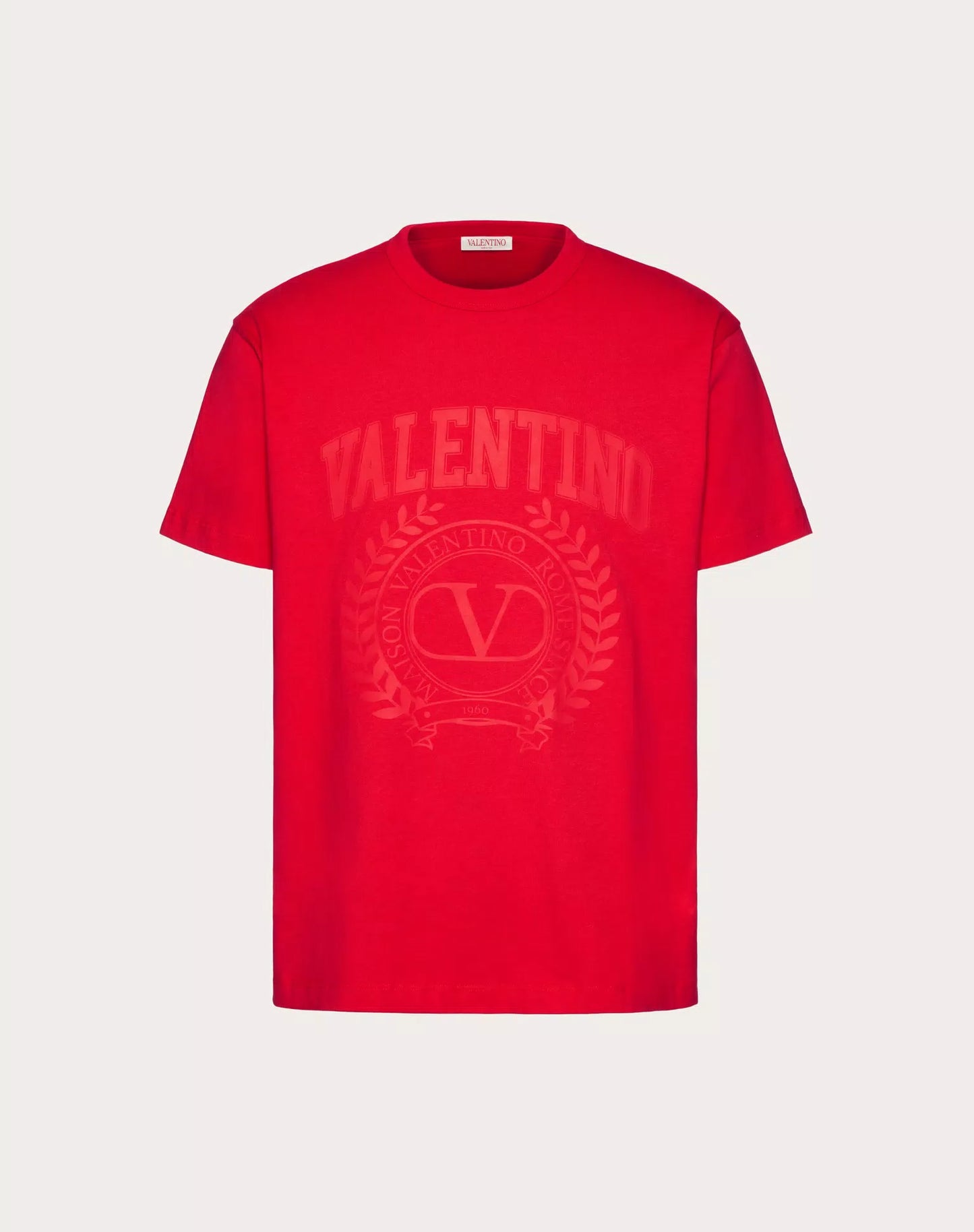 MAISON VALENTINO EMBROIDERED COTTON T-SHIRT