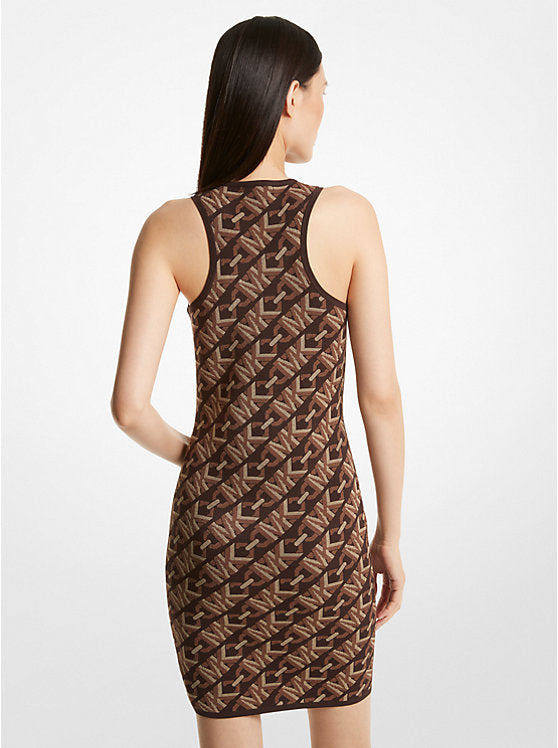 Empire Signature Logo Jacquard Tank Dress