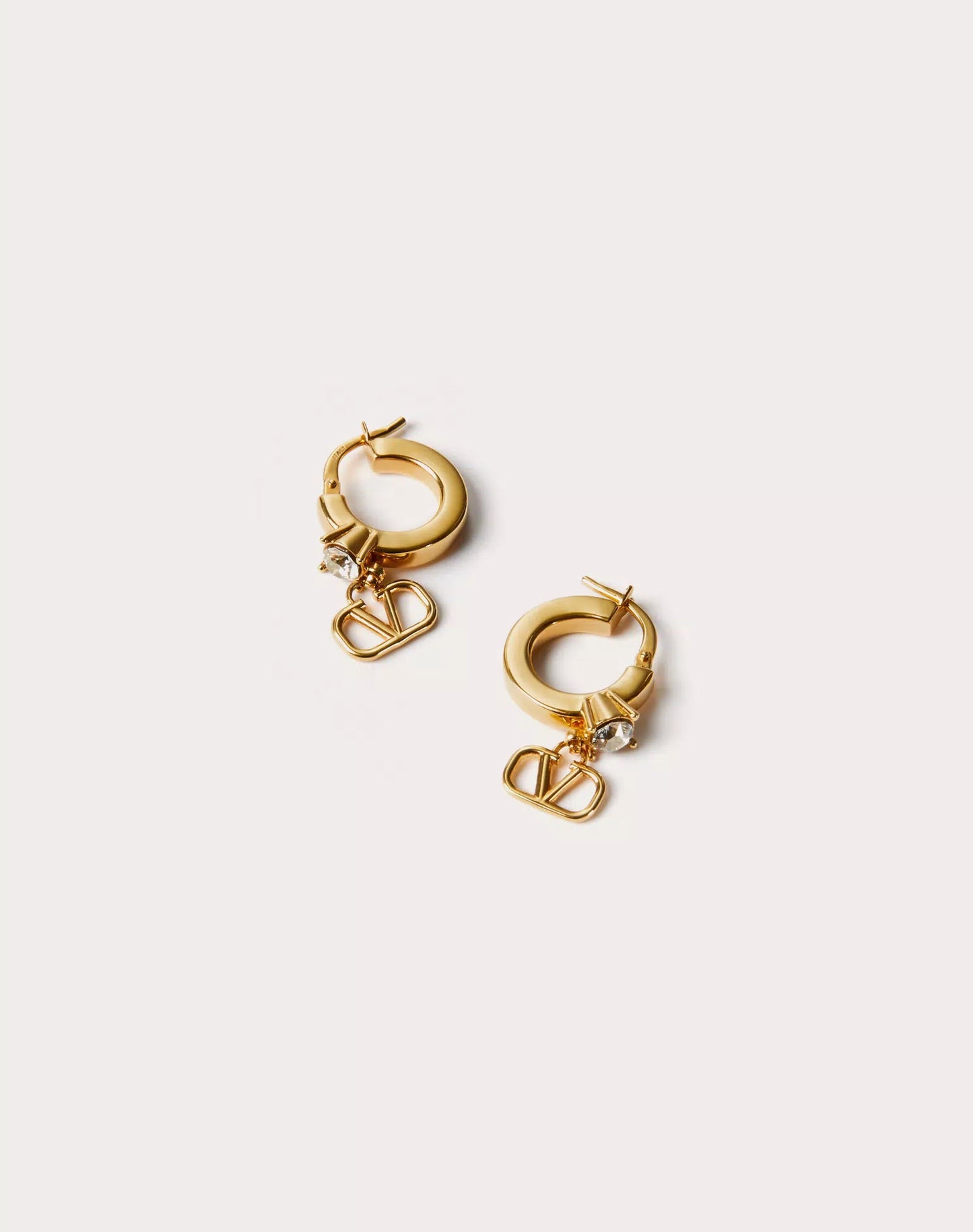 MINI VLOGO SIGNATURE METAL EARRINGS WITH SWAROVSKI® CRYSTALS