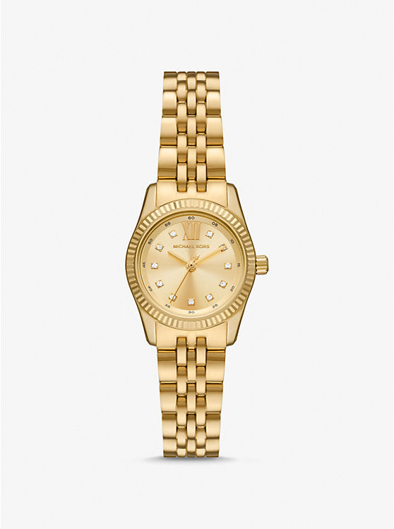 Petite Lexington Pavé Gold-Tone Watch