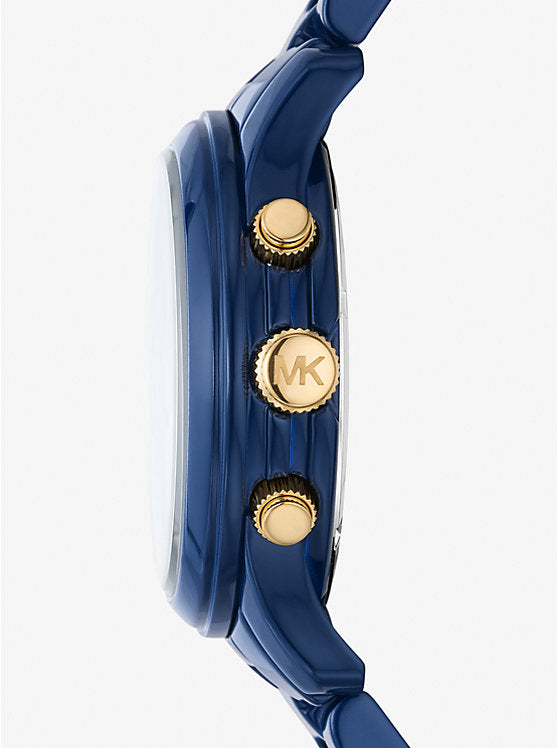 Runway Navy-Tone Watch