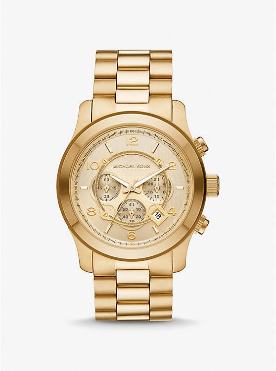 Oversized Runway Gold-Tone Watch