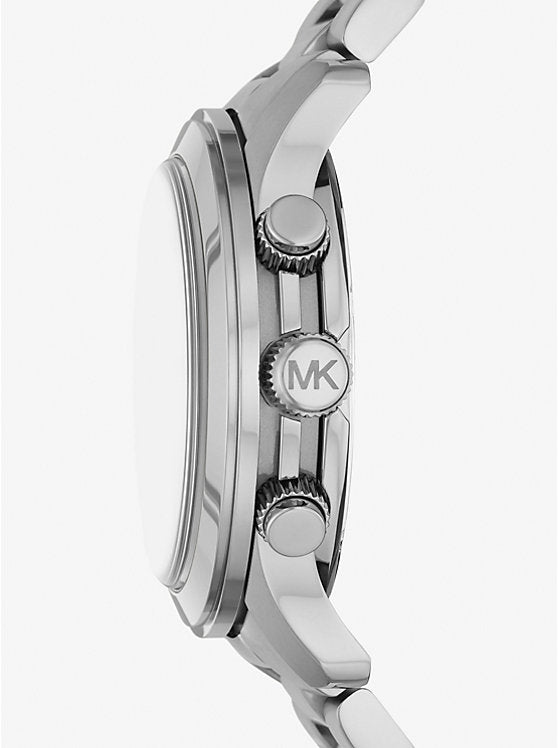 Oversized Runway Silver-Tone Watch