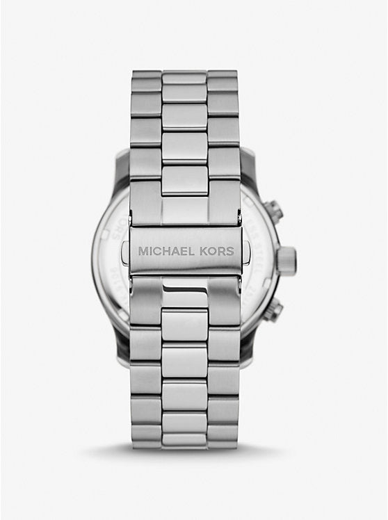 Oversized Runway Silver-Tone Watch