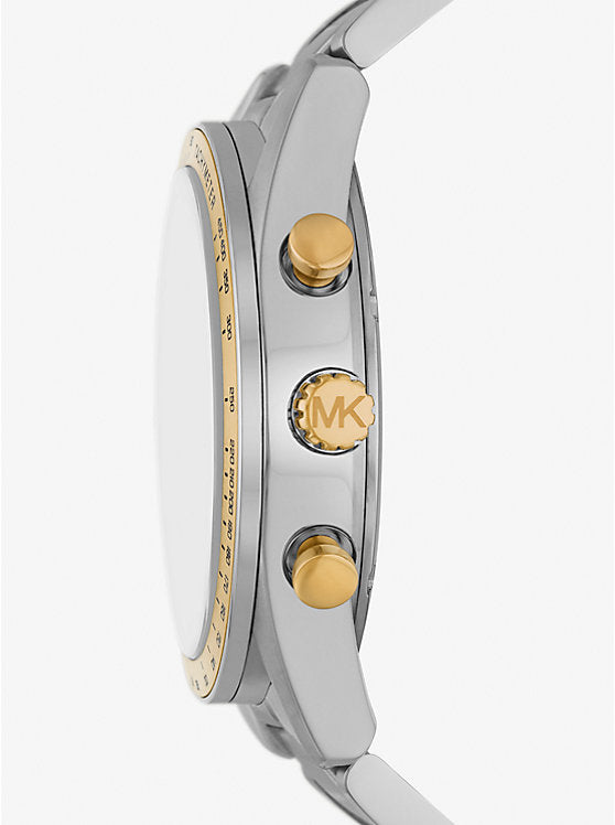 Oversized Accelerator Two-Tone Watch