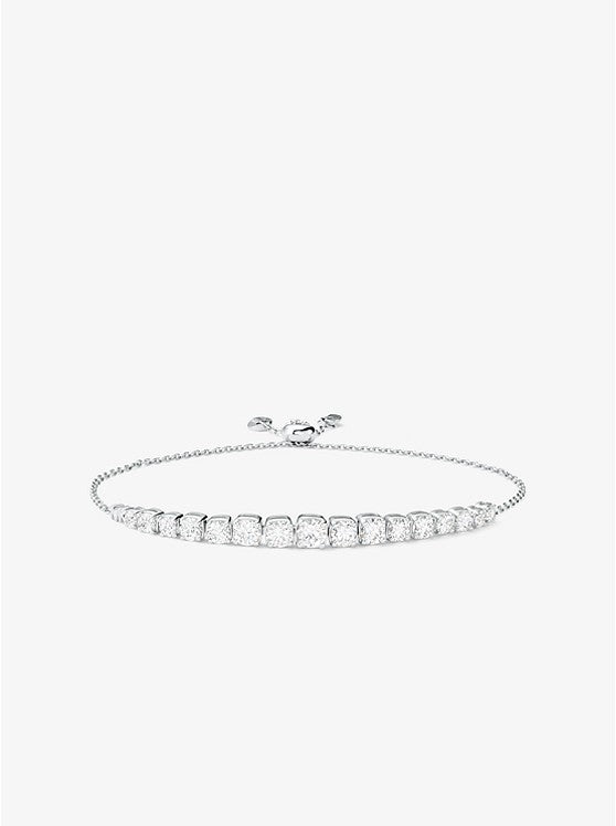 Sterling Silver Tennis Slider Bracelet