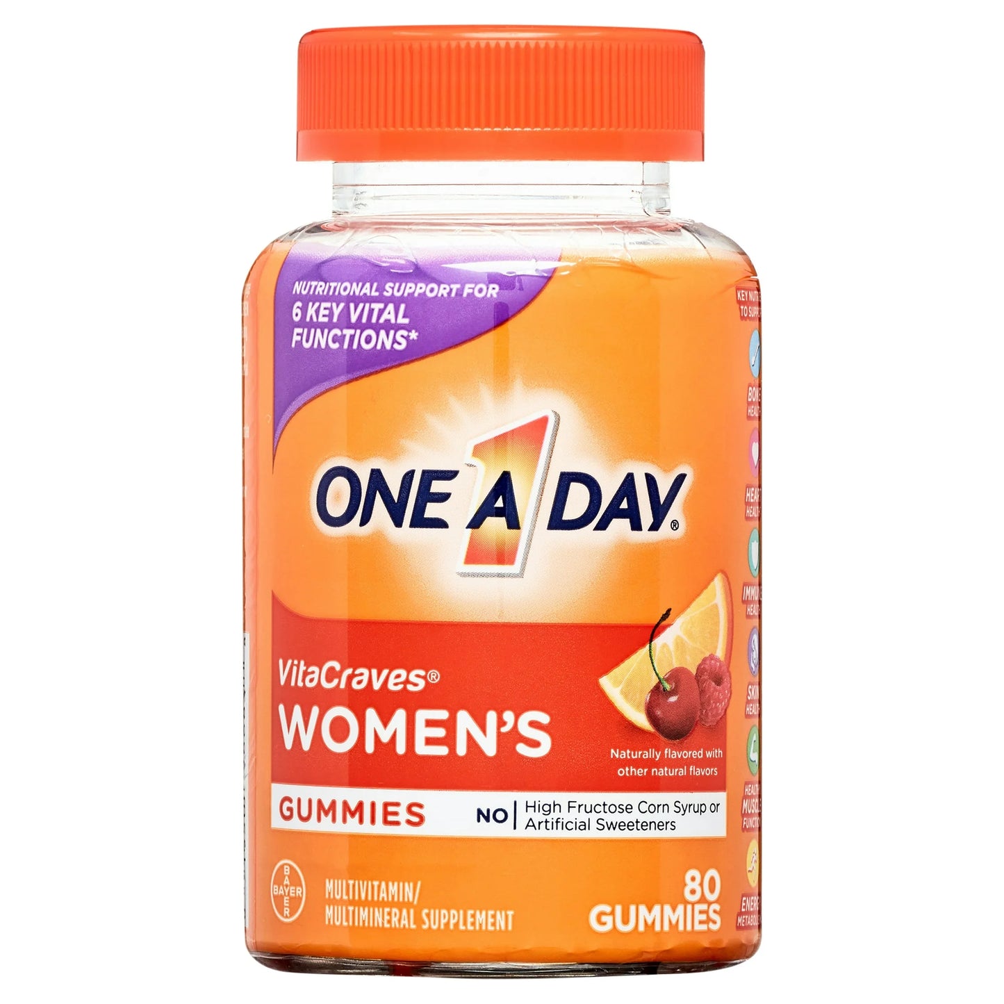 One A Day Women's Gummy Multivitamin, Multivitamins for Women, 80 Ct