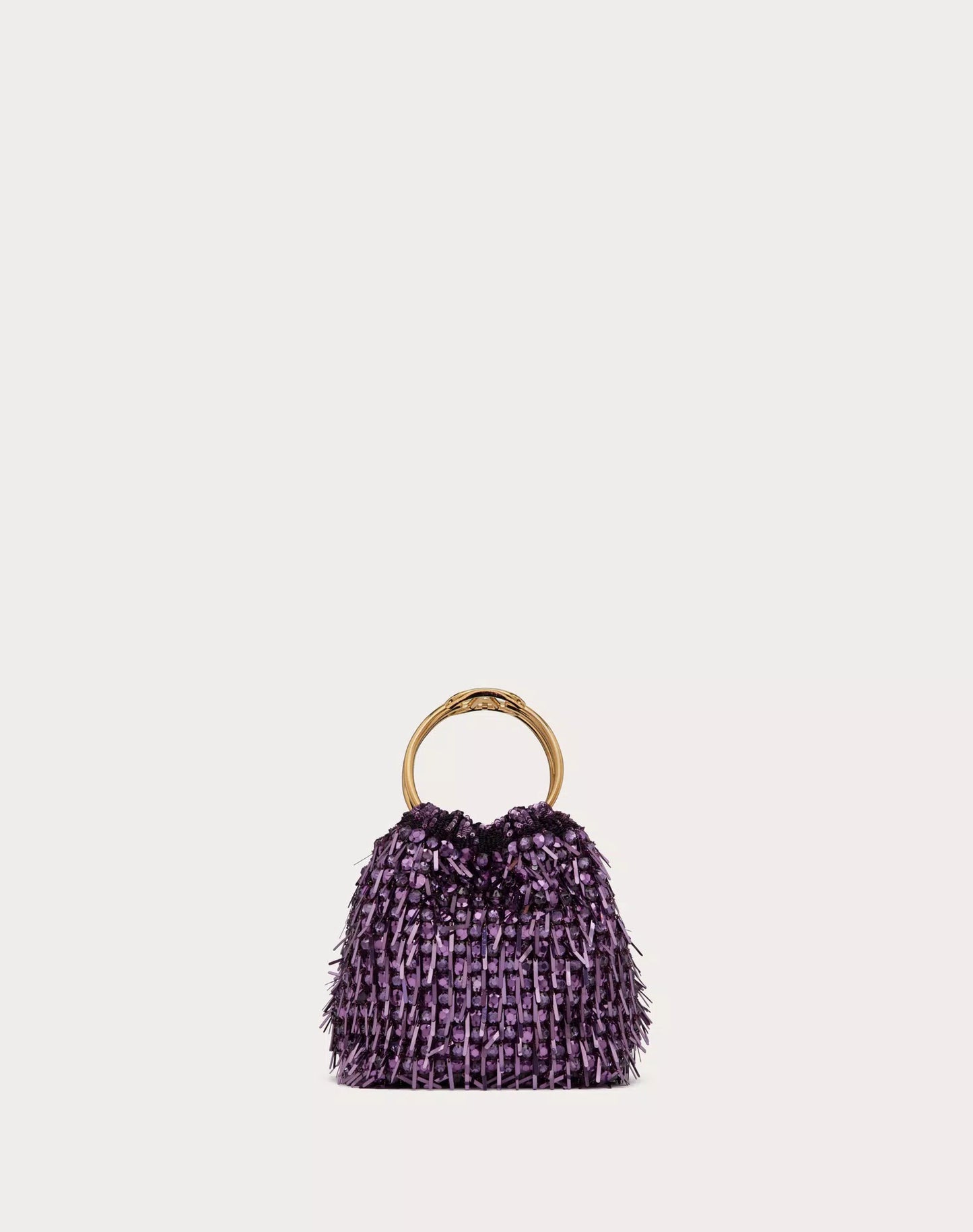 SMALL CARRY SECRETS EMBROIDERED BUCKET BAG