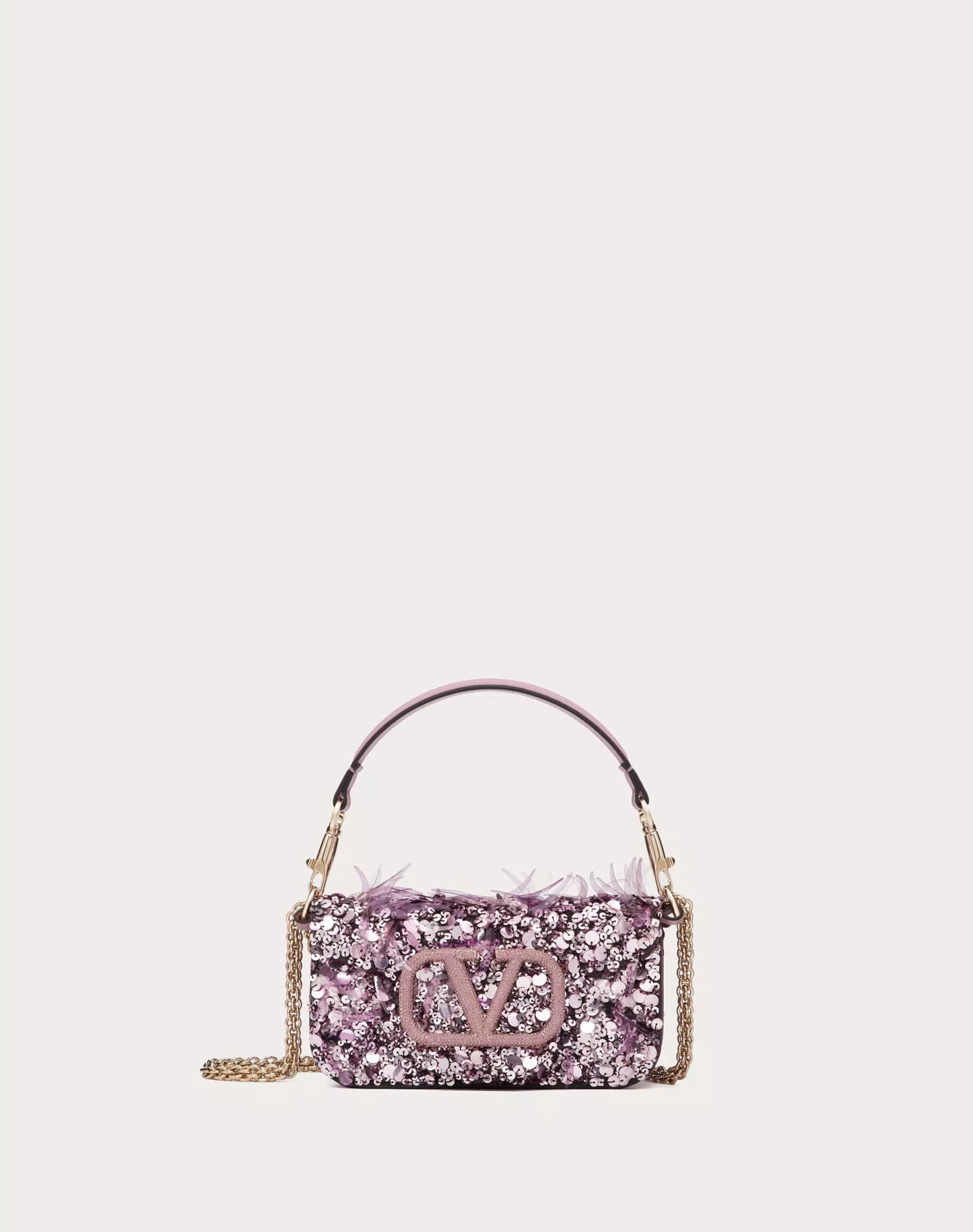 SMALL LOCÒ SHOULDER BAG WITH 3D EMBROIDERY