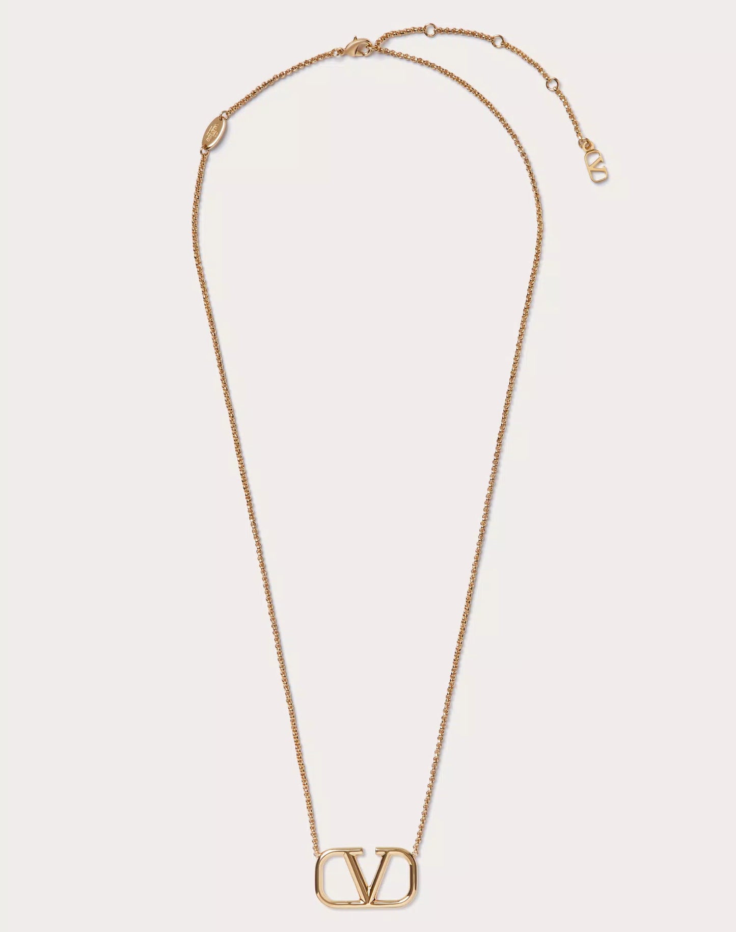 VLOGO SIGNATURE METAL NECKLACE