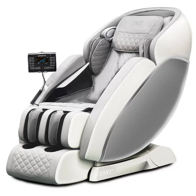 ZMZ 4D Massage Chair Full Body Relief Zero Gravity SL Track Thai Shiatsu Stretching with Body Scan, Back & Calf Heating, No installation required