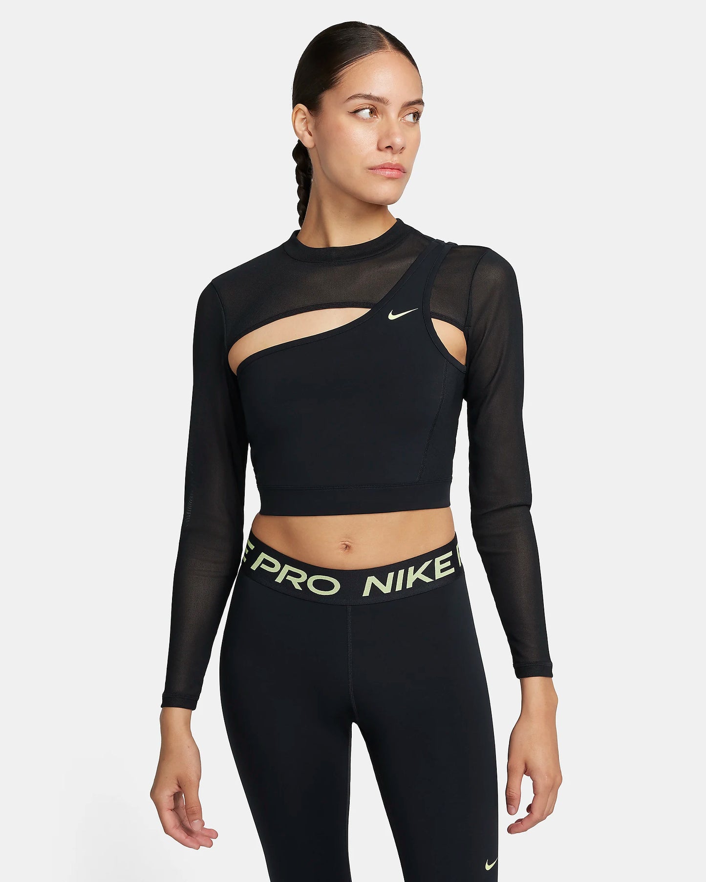 Nike Pro Women's Long-Sleeve Cropped Top