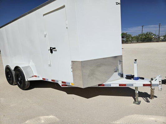 2023 Delco 16' 14K Steel Enclosed Trailer