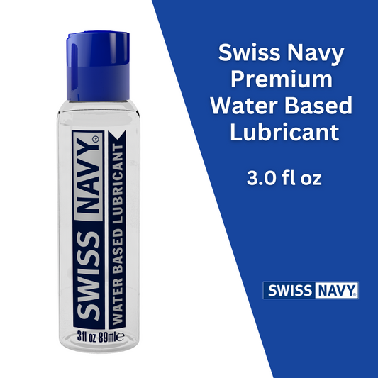 Lubrificante pessoal à base de água Swiss Navy Premium 3 onças