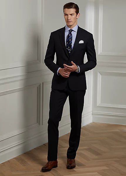 Gregory Hand-Tailored Wool Twill Suit