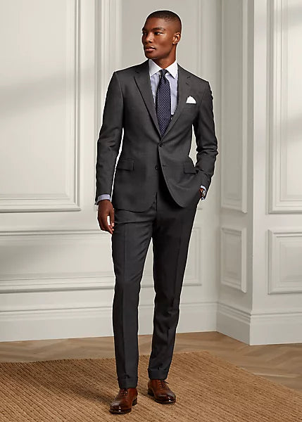 Gregory Hand-Tailored Wool Twill Suit