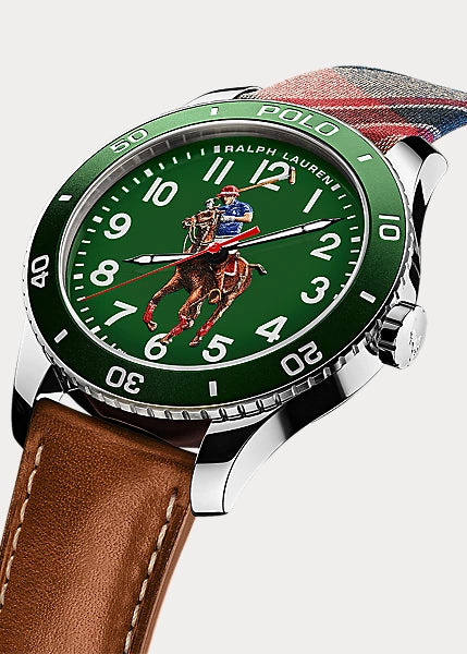 Polo Watch Green Dial