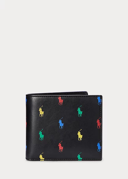 Allover Pony Leather Billfold Wallet