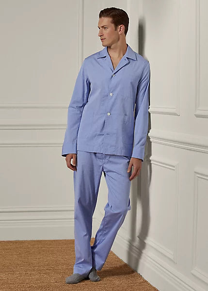 Cotton End-on-End Pajama Set