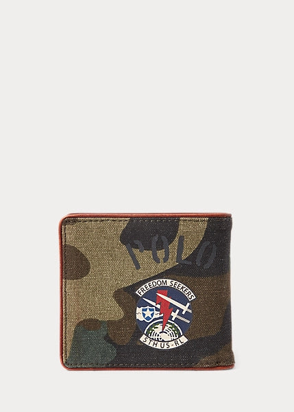 Tiger-Patch Camo Billfold Wallet