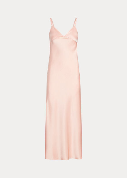 Sleeveless Satin Gown