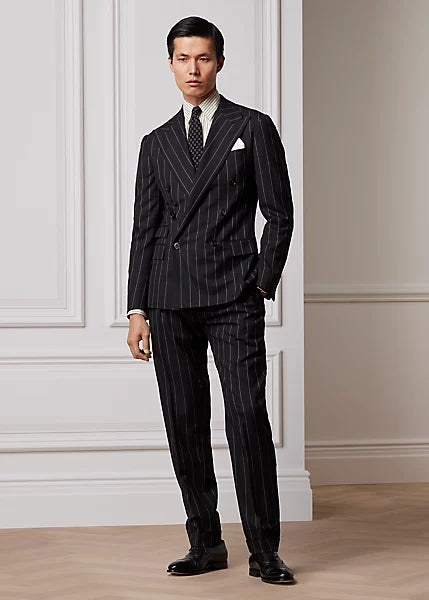 Ralph Handmade Pinstripe Twill Suit