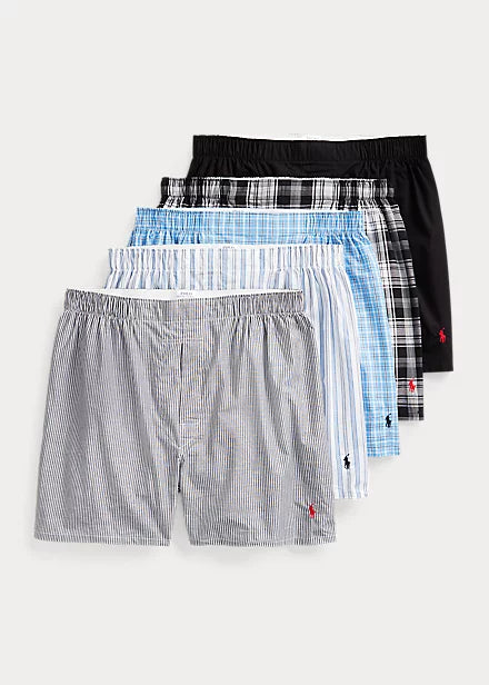 Classic Woven Cotton Boxer 5-Pack