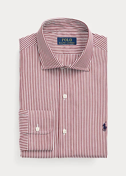 Slim Fit Striped Poplin Shirt