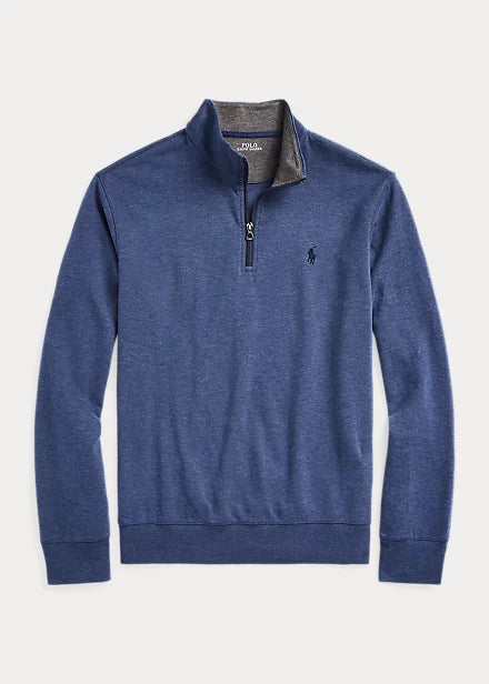 Luxury Jersey Quarter-Zip Pullover