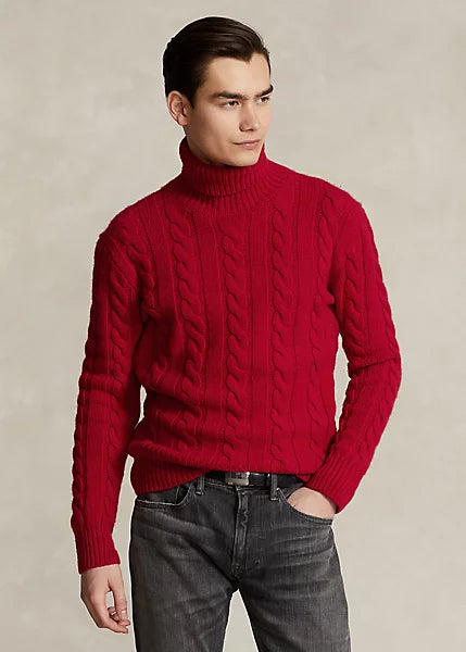 Cable-Knit Wool-Cashmere Sweater