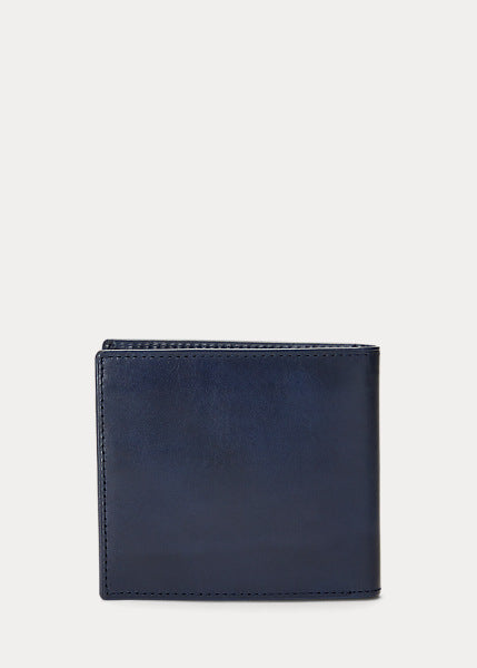 Polo Bear Leather Billfold Wallet