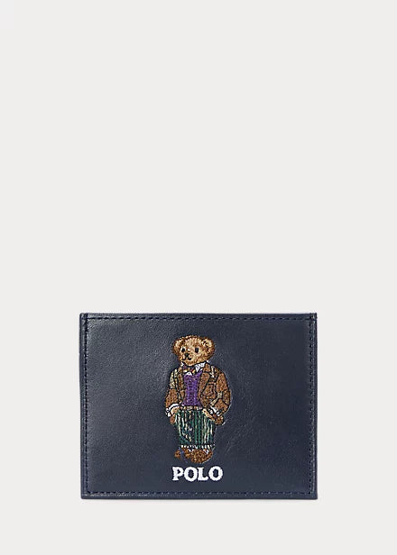 Polo Bear Leather Card Case