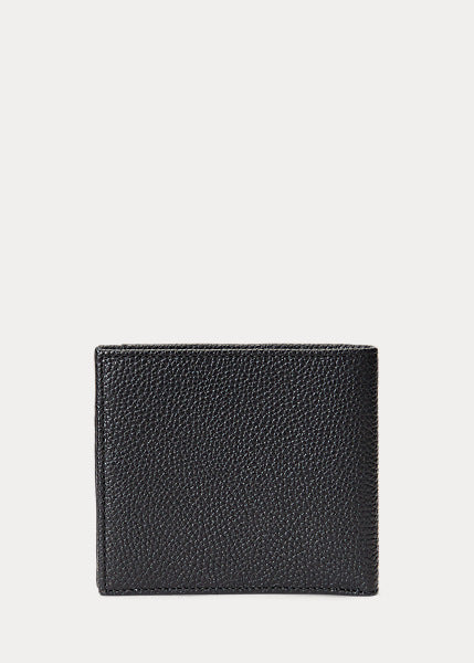 Pebbled Leather Billfold Wallet