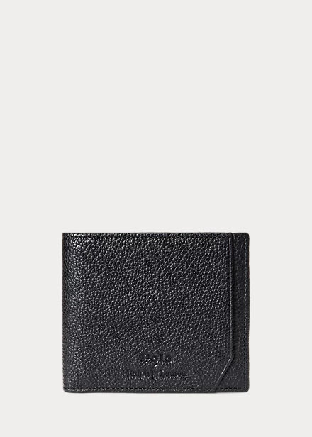 Pebbled Leather Billfold Wallet