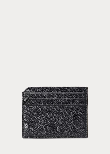 Pebbled Leather Card Case