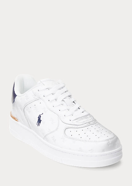 Masters Court Logo Leather Sneaker