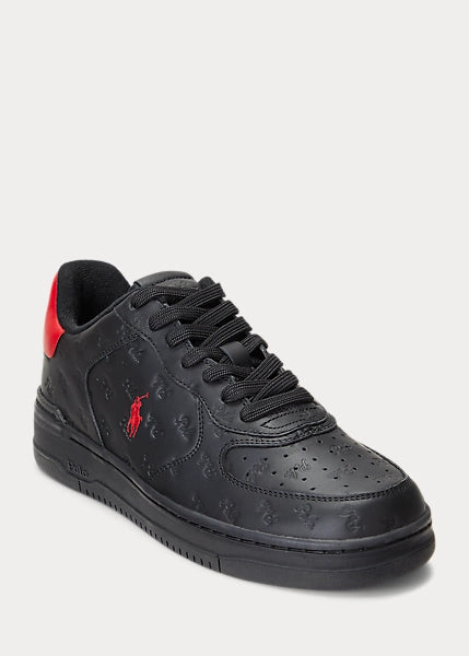 Masters Court Logo Leather Sneaker