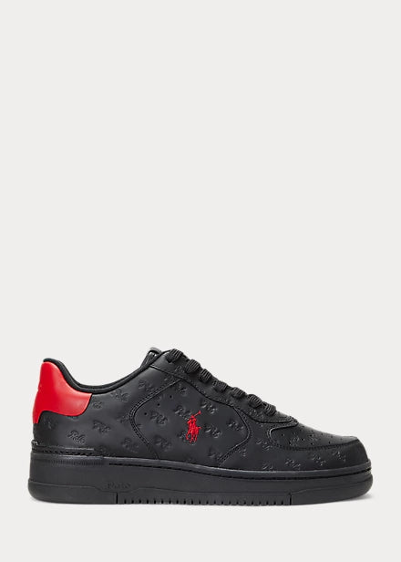 Masters Court Logo Leather Sneaker