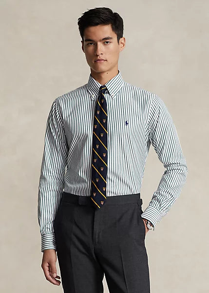 Custom Fit Striped Oxford Shirt